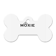 Moxie Logo Dog Tag Bone (one Sided) by MiniMoxie