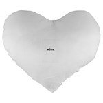 Moxie Logo 19  Premium Heart Shape Cushion Front