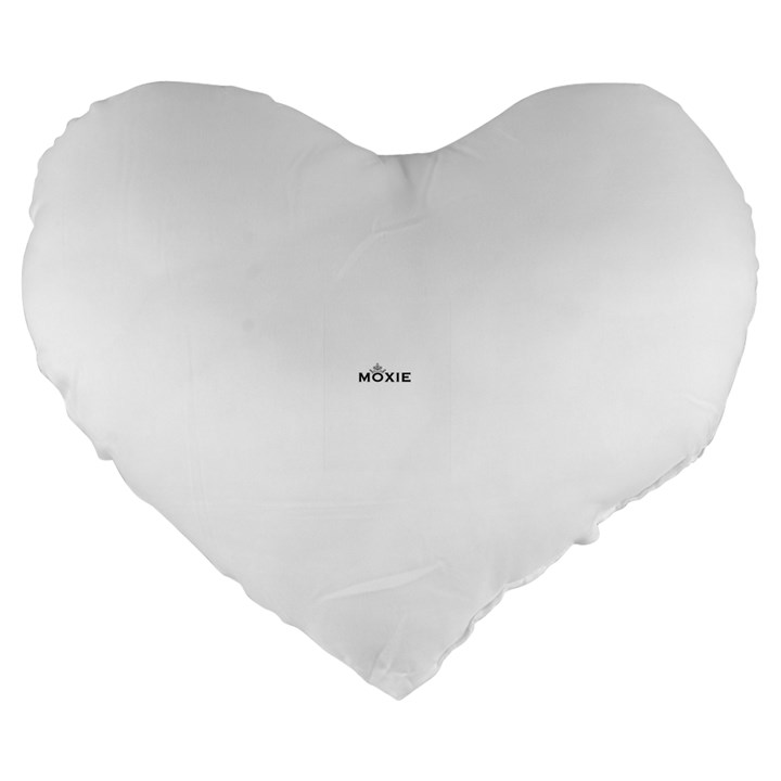 Moxie Logo 19  Premium Heart Shape Cushion