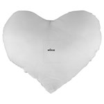 Moxie Logo 19  Premium Heart Shape Cushion Back