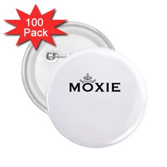 Moxie Logo 2 25  Button (100 Pack)