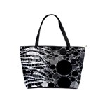 Zebra Print Bling Abstract Classic Shoulder Handbag Front