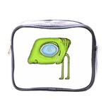 Funny Alien Monster Character Mini Travel Toiletry Bag (One Side) Front