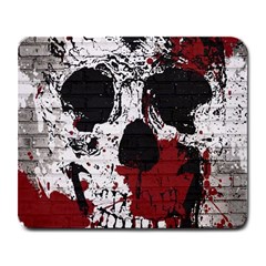 Skull Grunge Graffiti  Large Mouse Pad (rectangle) by OCDesignss