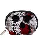 Skull Grunge Graffiti  Accessory Pouch (Small) Front