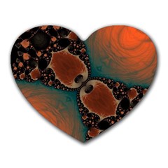 Elegant Delight  Mouse Pad (heart) by OCDesignss