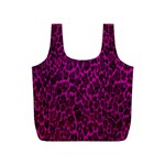 Pink Leopard  Reusable Bag (S) Back