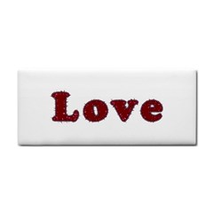 Love Typography Text Word Hand Towel