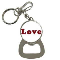 Love Typography Text Word Bottle Opener Key Chain by dflcprints