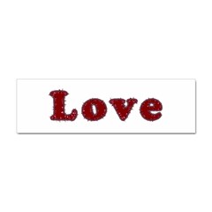 Love Typography Text Word Bumper Sticker 100 Pack by dflcprints