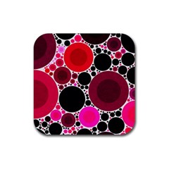 Retro Polka Dot  Drink Coasters 4 Pack (square) by OCDesignss