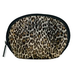 Chocolate Leopard  Accessory Pouch (medium) by OCDesignss