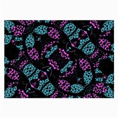 Ornate Dark Pattern  Glasses Cloth (large) by dflcprints