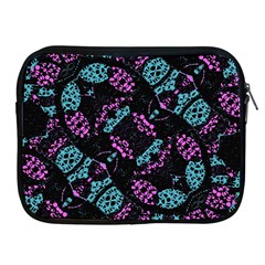 Ornate Dark Pattern  Apple Ipad Zippered Sleeve by dflcprints