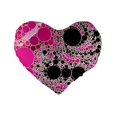 Pink Cotton Kandy  16  Premium Heart Shape Cushion  by OCDesignss