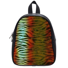 Earthy Zebra School Bag (small) by OCDesignss