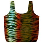 Earthy Zebra Reusable Bag (XL) Front