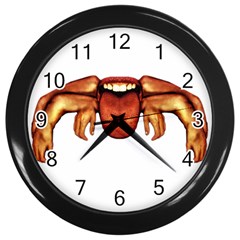 Alien Spider Wall Clock (black) by dflcprints