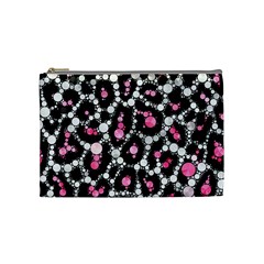 Pink Cheetah Bling Cosmetic Bag (medium) by OCDesignss