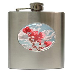 Flowers In The Sky Hip Flask by dflcprints