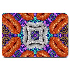 Crazy Fashion Freak Large Door Mat by OCDesignss