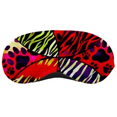 Crazy Animal Print Lady  Sleeping Mask by OCDesignss