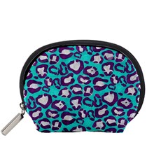 Turquoise Cheetah Accessory Pouch (small) by OCDesignss