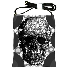 Skull Abstract Shoulder Sling Bag by OCDesignss