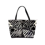 Crazy Animal Print  Large Shoulder Bag Front