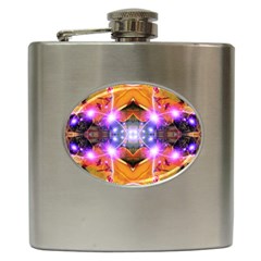 Abstract Flower Hip Flask by icarusismartdesigns