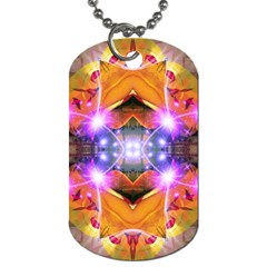 Abstract Flower Dog Tag (two-sided)  by icarusismartdesigns
