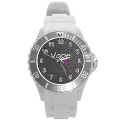 Vape Life  Plastic Sport Watch (large) by OCDesignss