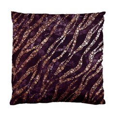 Lavender Gold Zebra  Cushion Case (single Sided)  by OCDesignss