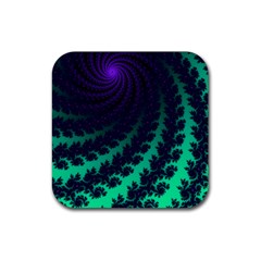 Sssssssfractal Drink Coaster (square) by urockshop