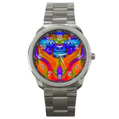 Lava Creature Sport Metal Watch by icarusismartdesigns