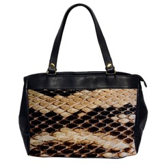 Snake Skin  Oversize Office Handbag (one Side) by OCDesignss