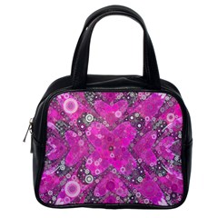 Dazzling Hot Pink Classic Handbag (one Side) by OCDesignss