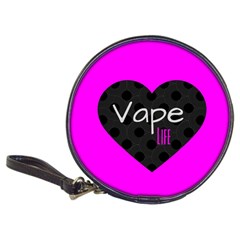 Hot Pink Vape Heart Cd Wallet by OCDesignss