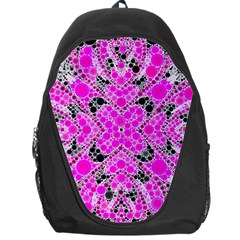 Bling Pink Black Kieledescope  Backpack Bag