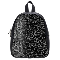 Black Cheetah Abstract School Bag (small) by OCDesignss