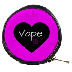 Hot Pink Vape Heart Mini Makeup Case by OCDesignss