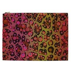 Cheetah Abstract  Cosmetic Bag (xxl) by OCDesignss