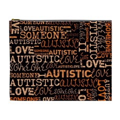 I Love Someone Autistic  Cosmetic Bag (xl) by OCDesignss