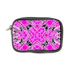 Bling Pink Black Kieledescope  Coin Purse Front