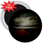 Dark Empty Road 3  Button Magnet (10 pack) Front