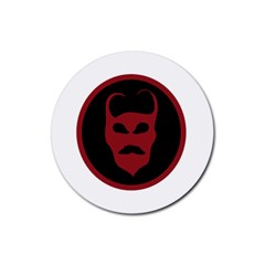 Devil Symbol Logo Drink Coaster (round) by dflcprints