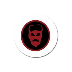 Devil Symbol Logo Magnet 3  (round) by dflcprints