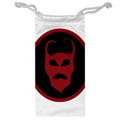 Devil Symbol Logo Jewelry Bag by dflcprints