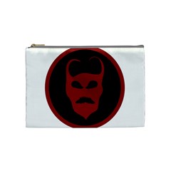 Devil Symbol Logo Cosmetic Bag (medium) by dflcprints