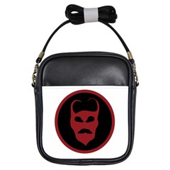 Devil Symbol Logo Girl s Sling Bag by dflcprints